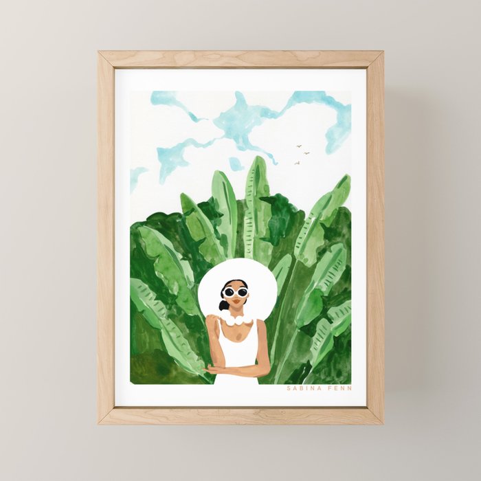 Sunny Portrait Mini Art Print Gallery Image 1