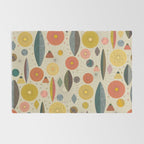 Mid Century Modern Eucalyptus with Retro Vibes Rug Gallery Image 2