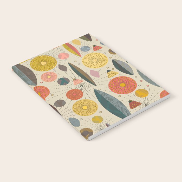 Mid Century Modern Eucalyptus with Retro Vibes Notebook Gallery Image 2