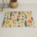 Mid Century Modern Eucalyptus with Retro Vibes Rug Gallery Image 1