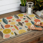 Mid Century Modern Eucalyptus with Retro Vibes Outdoor Rug Gallery Image 2