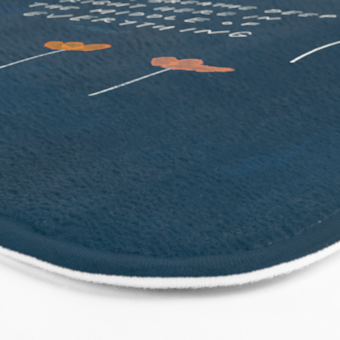 "I Am Learning To Breathe Deep Right Here In The Middle Of Everything." Bath Mat Gallery Image 3