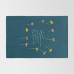 "I Am Learning To Breathe Deep Right Here In The Middle Of Everything." Rug Gallery Image 2