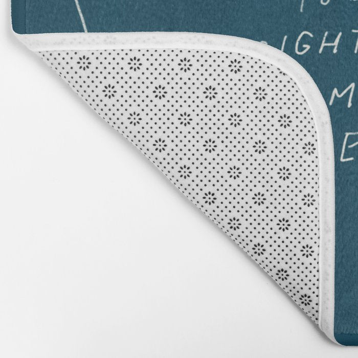 "I Am Learning To Breathe Deep Right Here In The Middle Of Everything." Bath Mat Gallery Image 2