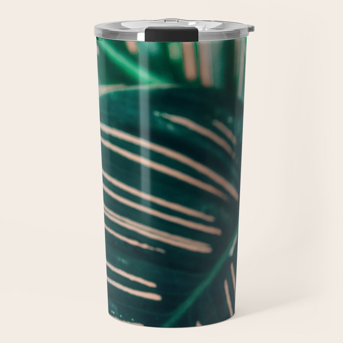 Calathea Leaves botanical houseplant leaf photography plant photo Travel Mug Gallery Image 1