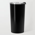 Waves on a black sand beach in iceland - minimalist Landscape Photography Travel Mug Gallery Image 2