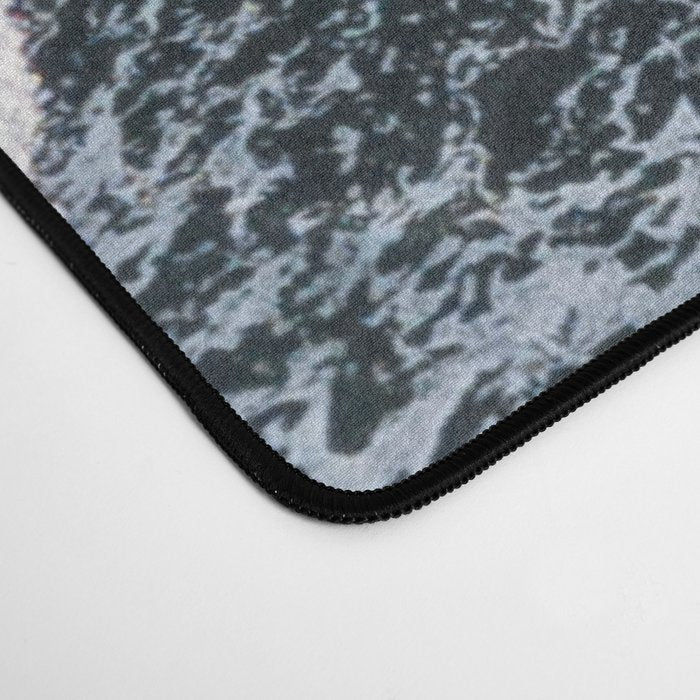 Waves on a black sand beach in iceland - minimalist Landscape Photography Desk Mat Gallery Image 4