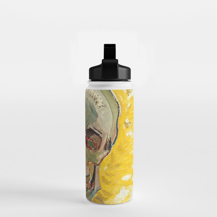 Skull by Vincent van Gogh, 1887 Water Bottle Gallery Image 2