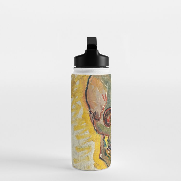 Skull by Vincent van Gogh, 1887 Water Bottle Gallery Image 3