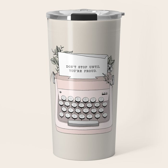 Don't Stop Travel Mug Gallery Image 1