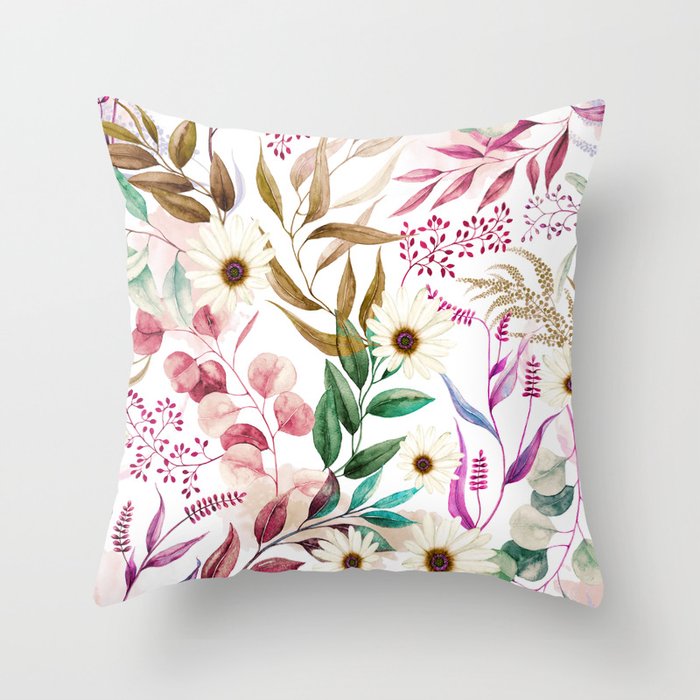 Wild garden FG Throw Pillow Gallery Image 6