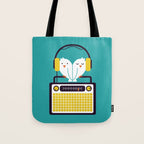Radio Mode Love Tote Bag Gallery Image 1