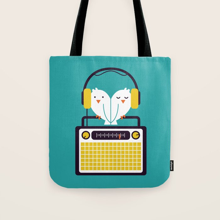Radio Mode Love Tote Bag Gallery Image 1