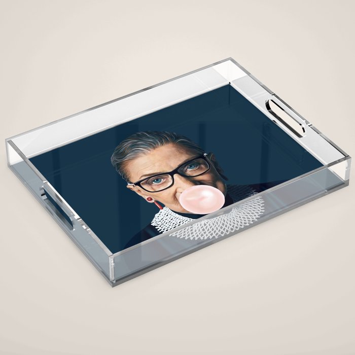 Ruth Bader Ginsburg No. 3 Acrylic Tray Gallery Image 1
