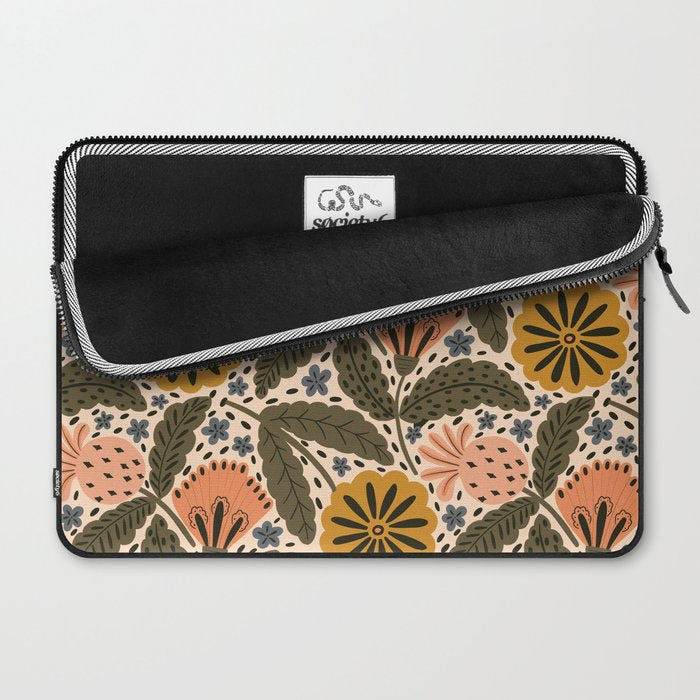 Fall Floral  Laptop Sleeve Gallery Image 2
