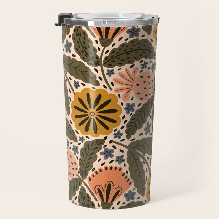 Fall Floral  Travel Mug Gallery Image 3