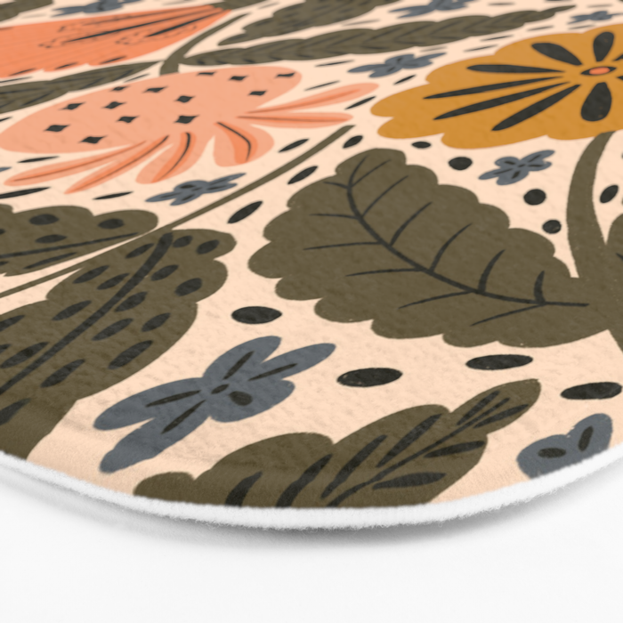 Fall Floral  Bath Mat Gallery Image 3