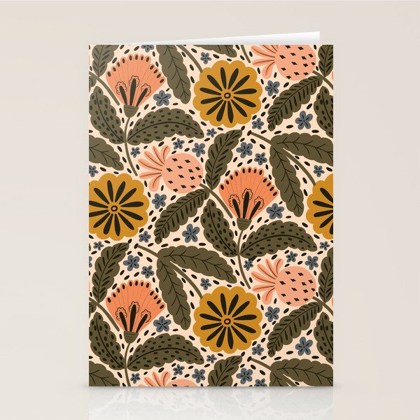 Fall Floral  Stationery Card Gallery Image 1