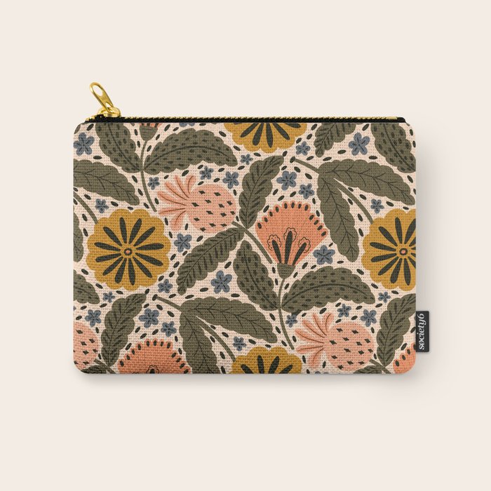 Fall Floral  Carry All Pouch Gallery Image 1