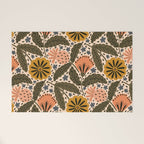 Fall Floral  Welcome Mat Gallery Image 1