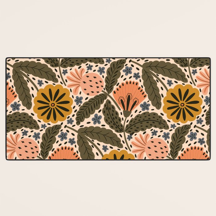 Fall Floral  Desk Mat Gallery Image 3
