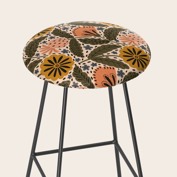 Fall Floral  Stool Gallery Image 2