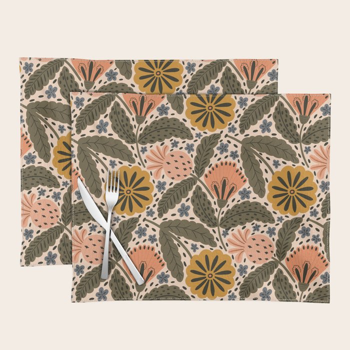 Fall Floral  Placemat Gallery Image 1