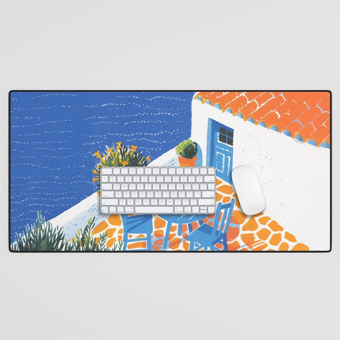 Coffee with a view Desk Mat Gallery Image 1