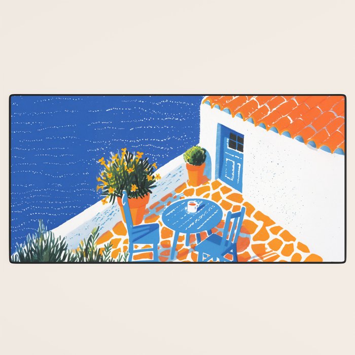 Coffee with a view Desk Mat Gallery Image 3
