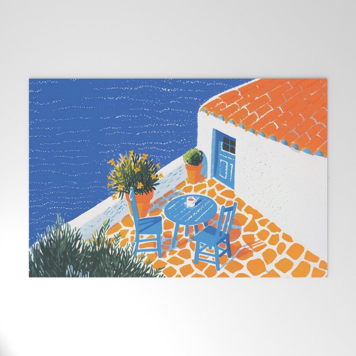 Coffee with a view Welcome Mat Gallery Image 1