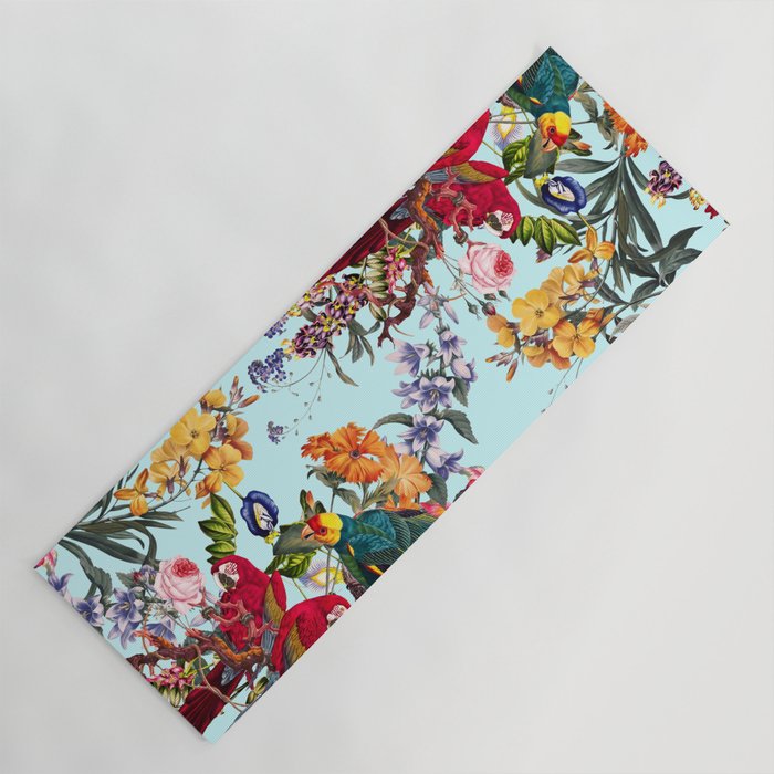 Floral and Birds XXXIV Yoga Mat Gallery Image 1