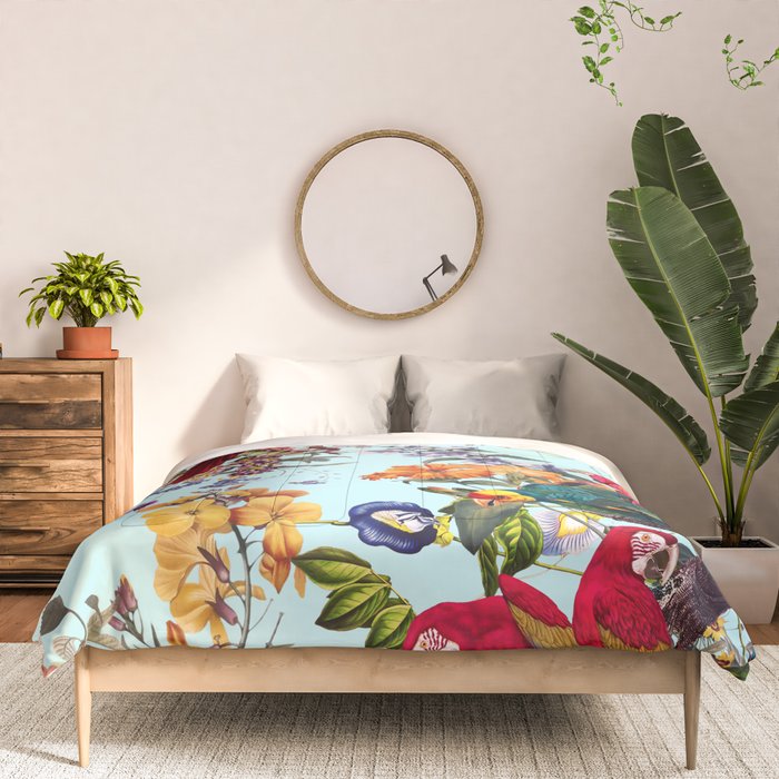 Floral and Birds XXXIV Comforter Gallery Image 3