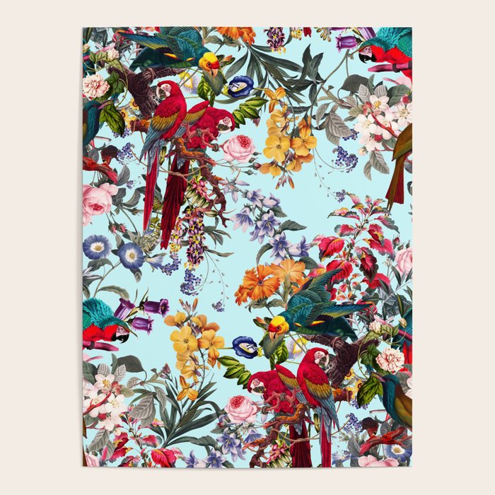 Floral and Birds XXXIV Poster Gallery Image 4