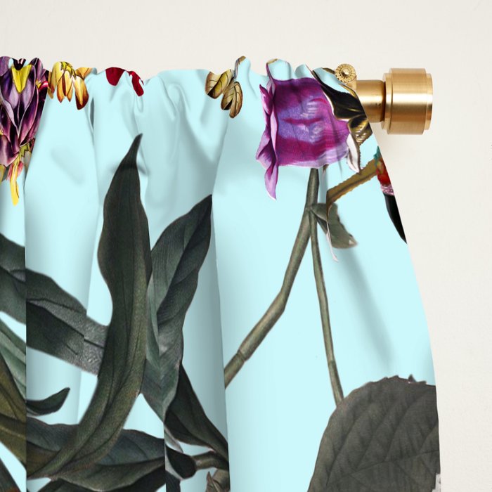 Floral and Birds XXXIV Window Curtain Gallery Image 2