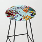 Floral and Birds XXXIV Stool Gallery Image 2