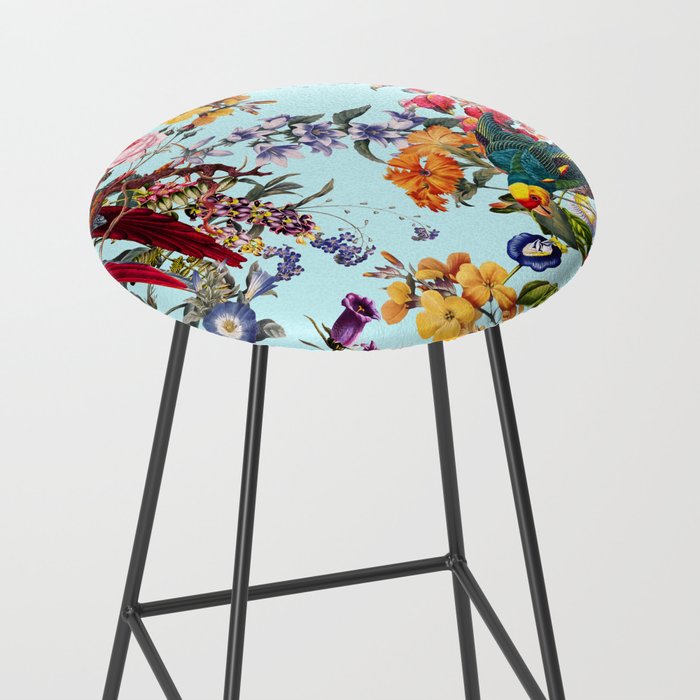 Floral and Birds XXXIV Stool Gallery Image 2
