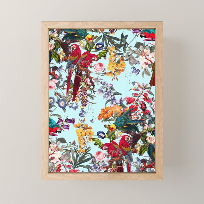 Floral and Birds XXXIV Mini Art Print Gallery Image 1