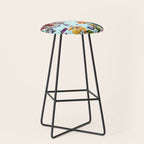 Floral and Birds XXXIV Stool Gallery Image 1