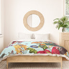 Floral and Birds XXXIV Duvet Cover Gallery Image 3