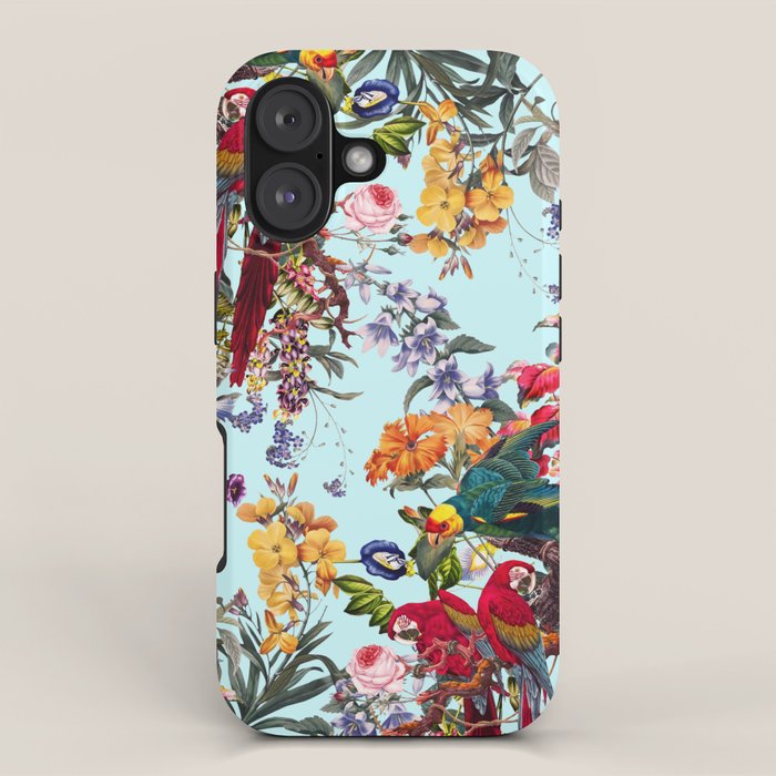 Floral and Birds XXXIV iPhone Case Gallery Image 1