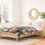 Floral and Birds XXXIV Duvet Cover Gallery Image 2