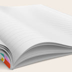 Colorful back to school mosaic pattern Notebook Gallery Image 2