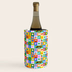 Colorful back to school mosaic pattern Wine Chiller Gallery Image 1