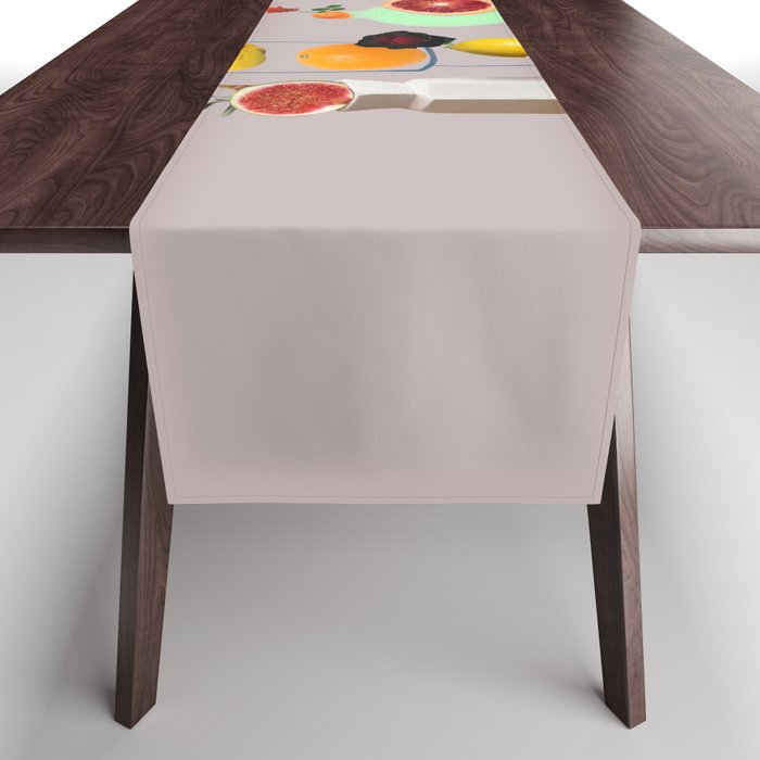 Still Life // Fruits & Flowers Table Runner Gallery Image 1