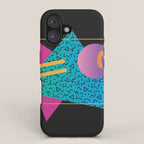 Memphis Pattern 24 - 80s / 90s Retro iPhone Case Gallery Image 1