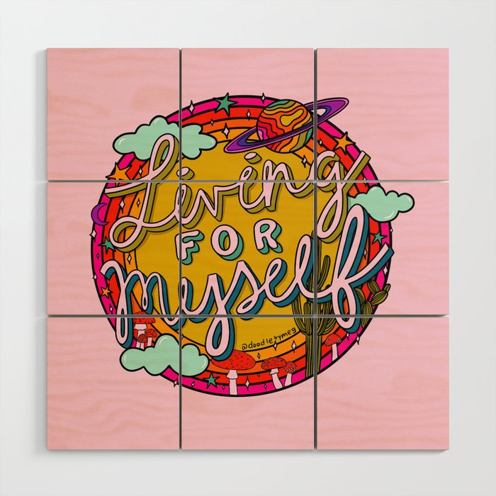 Living for Myself Wood Wall Art Gallery Image 1
