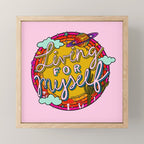 Living for Myself Mini Art Print Gallery Image 1