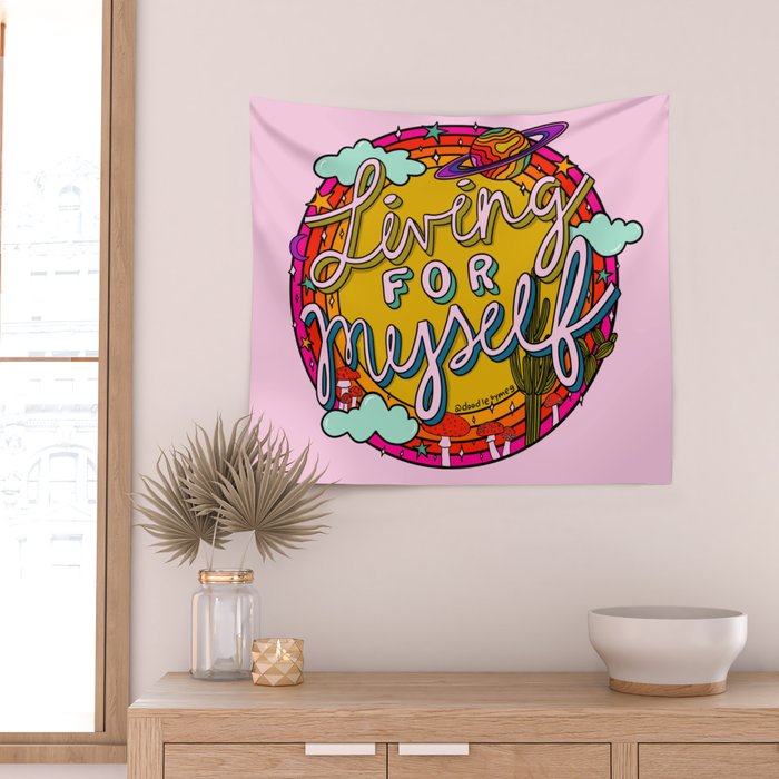 Living for Myself Wall Tapestry Gallery Image 2