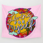 Living for Myself Wall Tapestry Gallery Image 4