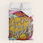 Living for Myself Duvet Cover Gallery Image 6